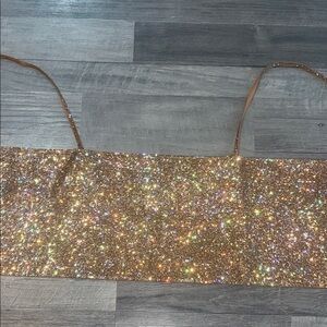 Gold Sequin Sparkle Top